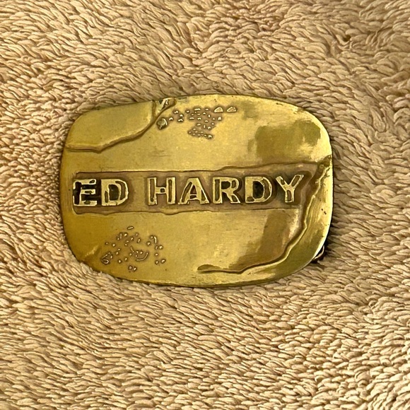 Ed Hardy Y2K belt buckle - Picture 1 of 2